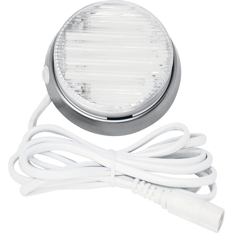 CFL Mains Downlight 7W Brushed Nickel