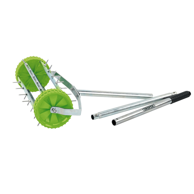 Draper Rolling Lawn Aerator Spiked Drum 450mm