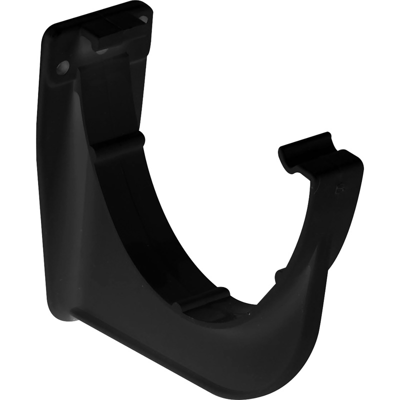 120mm Deep Flow Fascia Bracket Black