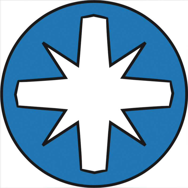 Self Tapping Countersunk Pozi Screw 1 1/4" x 8