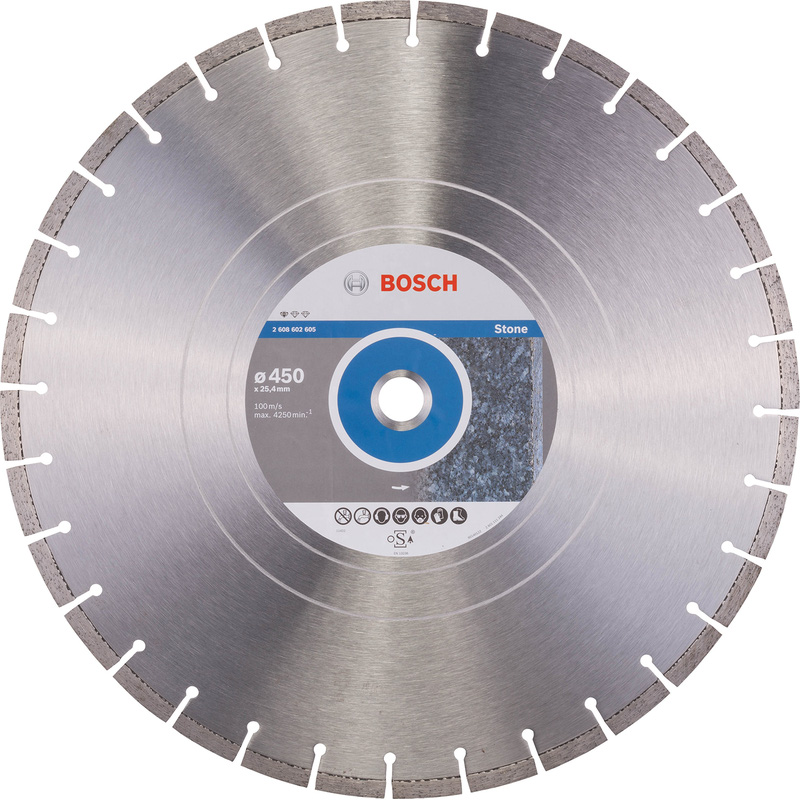 Bosch Stone Diamond Cutting Blade 450 x 25.4mm