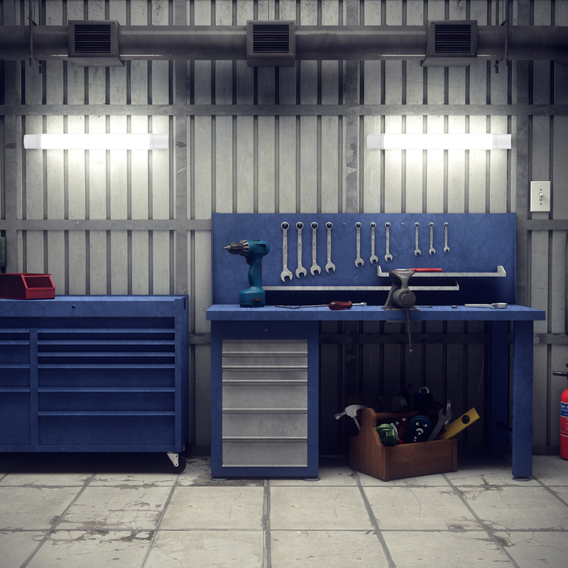 V-TAC LED Weatherproof Fitting IP65 6500K 48W 5200lm 1500mm