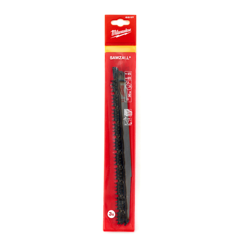 Milwaukee Sawzall Blade (Wood & Plastic) 240mm x 5 TPI