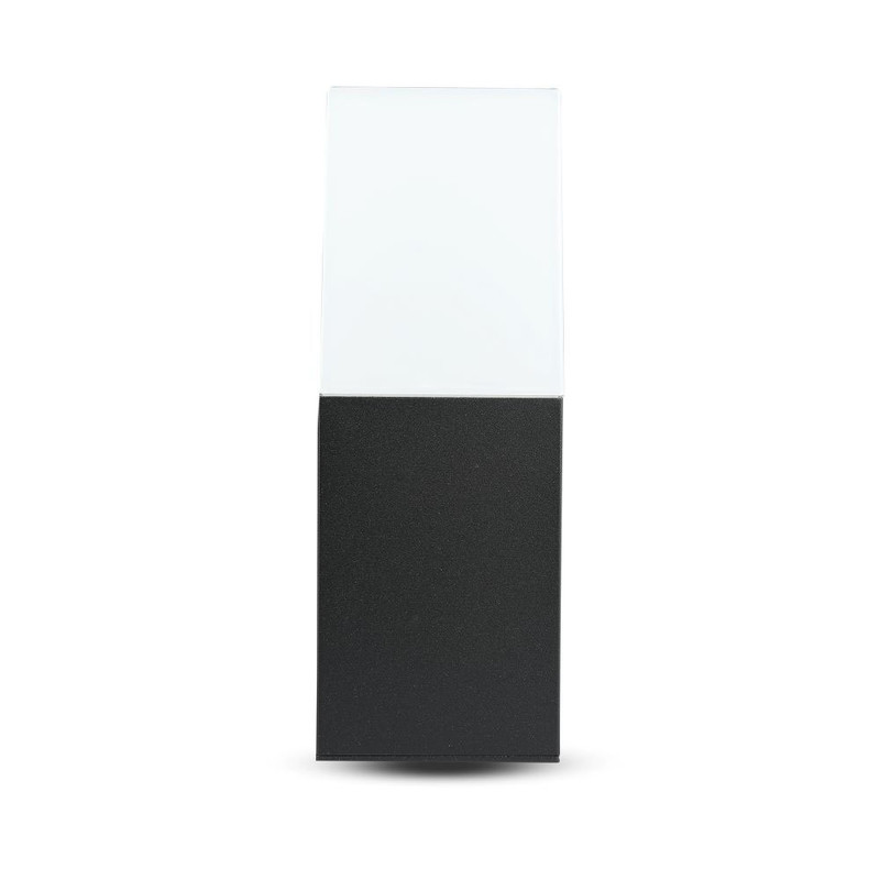 V-TAC GU10 Black Aluminium Outdoor Light IP54 Wall Light
