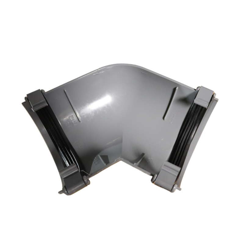 112mm Half Round Gutter Angle 135° Grey