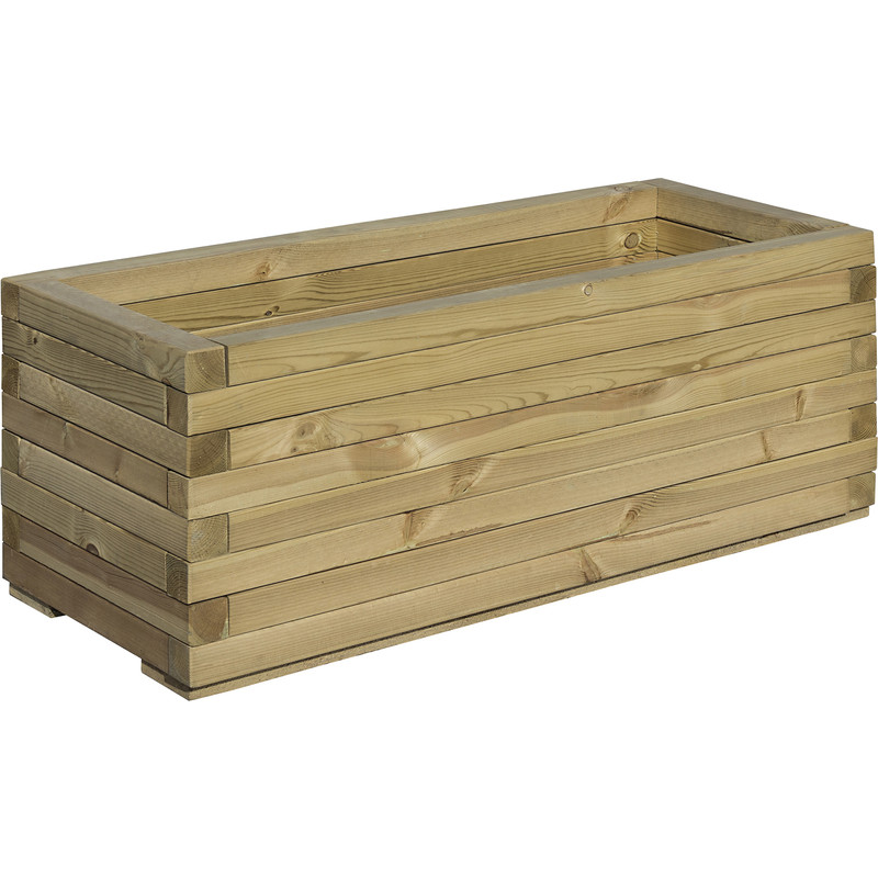 Rowlinson Rectangular Patio Planter 37cm (h) x 94.5cm (w) x 40cm (d)