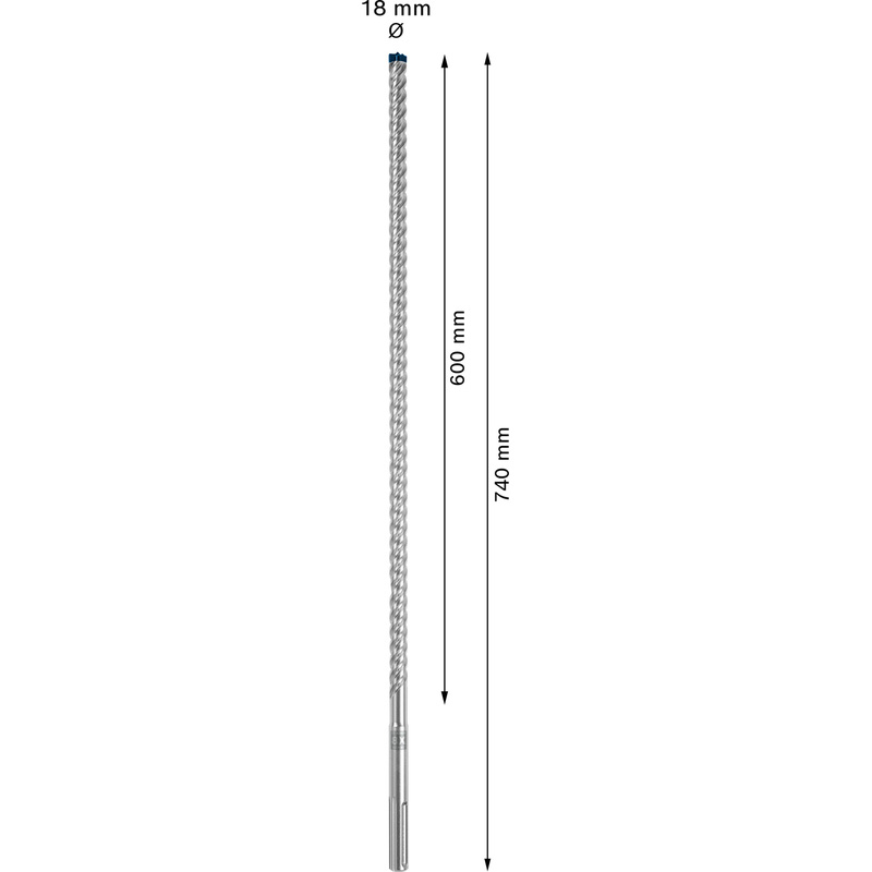 Bosch EXPERT SDS Max 8X Hammer Drill Bit 18 x 740mm