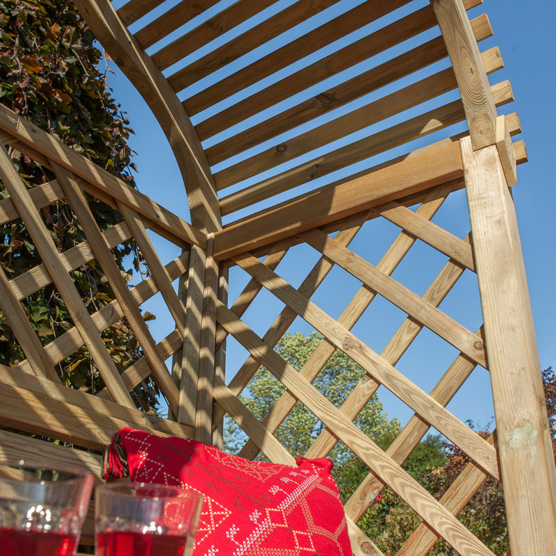 Rowlinson Jaipur Arbour 207.5cm (h) x 133cm (w) x 80cm (d)