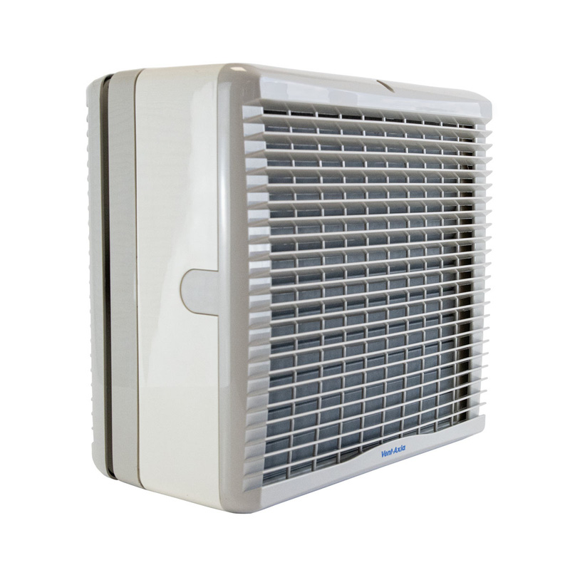 Vent-Axia 9" Window Extractor Fan Soft-Tone Grey 85W