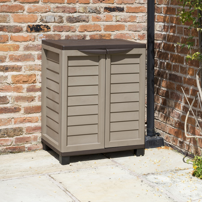 Rowlinson Plastic Utility Cabinet 91.5cm (h) x 75cm (w) x 50cm (d)