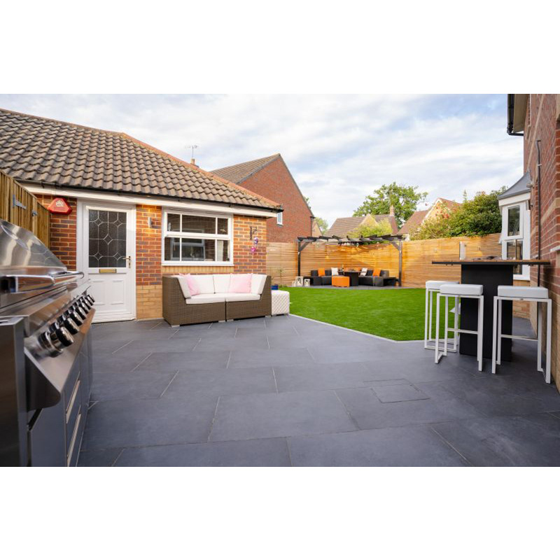 Marshalls Arrento Porcelain Paving Slabs Black 900 x 600 x 20mm