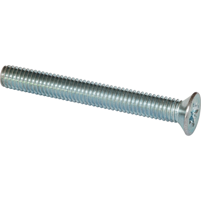 Countersunk Phillips Machine Screw M6 x 50