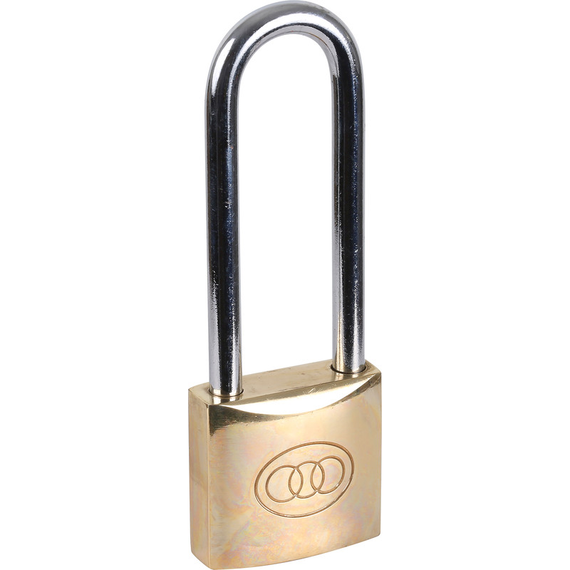 Tri-Circle Brass Padlock 38 x 6.4 x 67mm LS