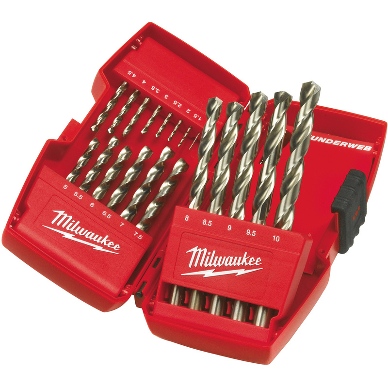 Milwaukee HSS-G Thunderweb Metal Drill Bit Set