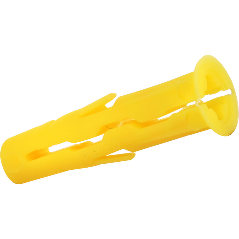 Rawlplug UNO Universal Contract Wall Plug Yellow 5mm