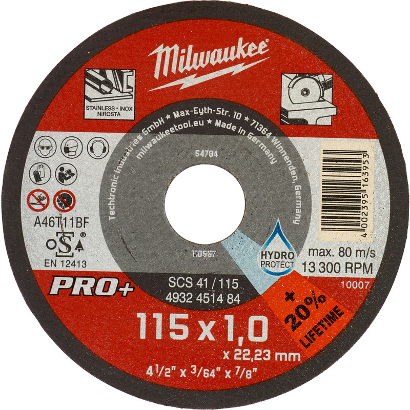 Milwaukee Angle Grinder Disc 115mm