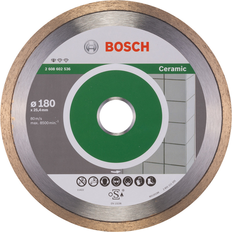 Bosch Ceramic Tile Diamond Blade 180 x 25.4mm