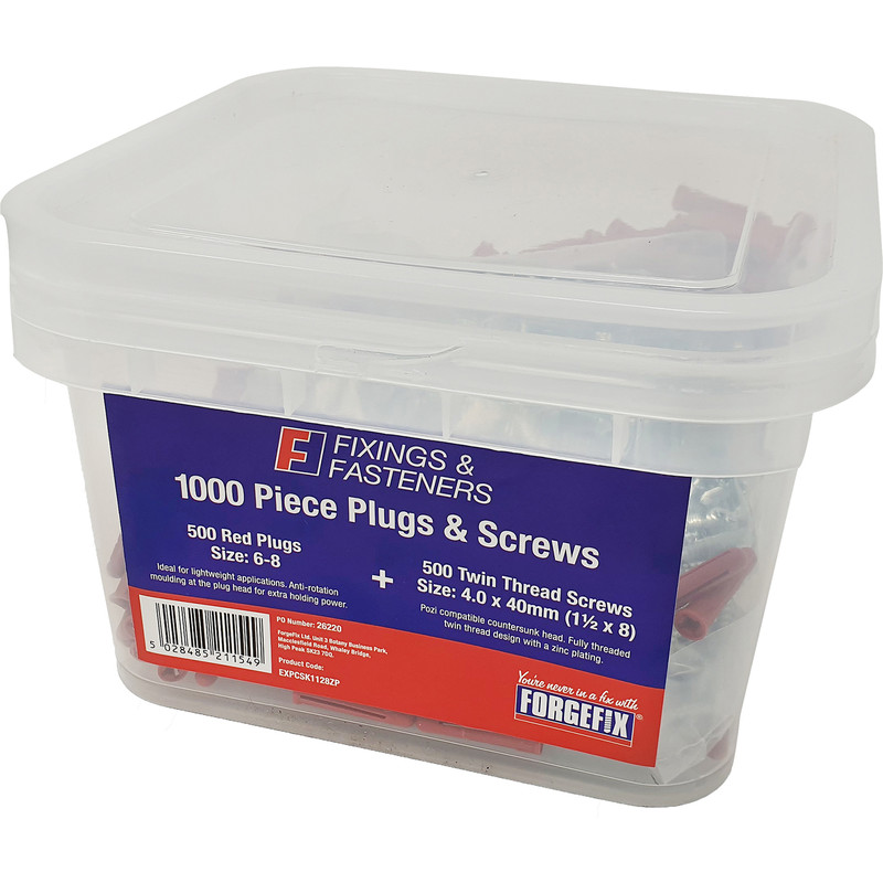 Fischer Nylon UX-R Universal Plug with Rim 10mm