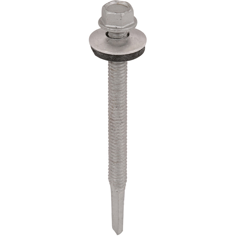 TechFast Heavy Duty Sheet To Steel Hex/Washer Roof Screw 5.5 x 120mm