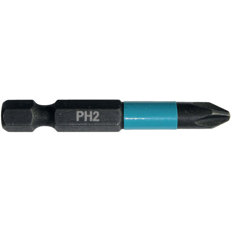 Makita Impact Rated 50mm Black Bit PH2