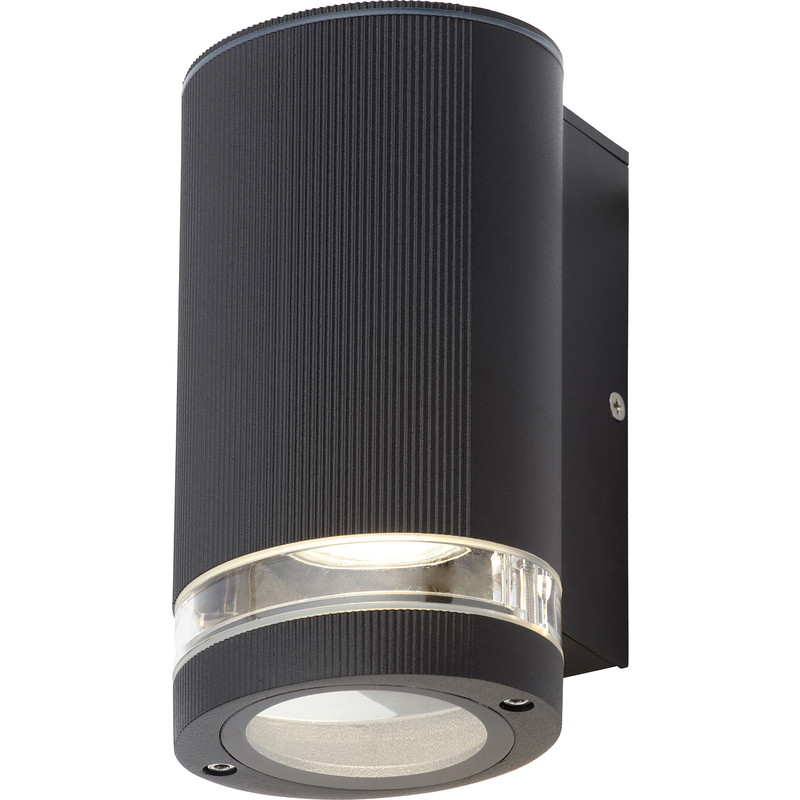 Zink Helix Up Or Down Wall Light IP44 1 x 35W Max