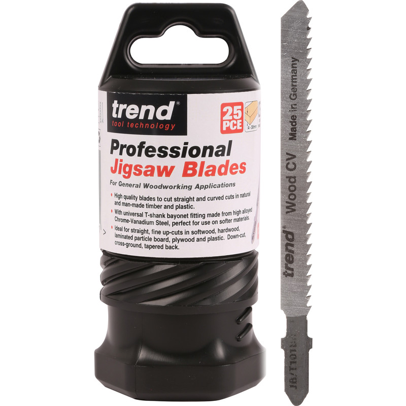 Trend T101BR Down-Cut Jigsaw Blade 75mm x 2.5mm