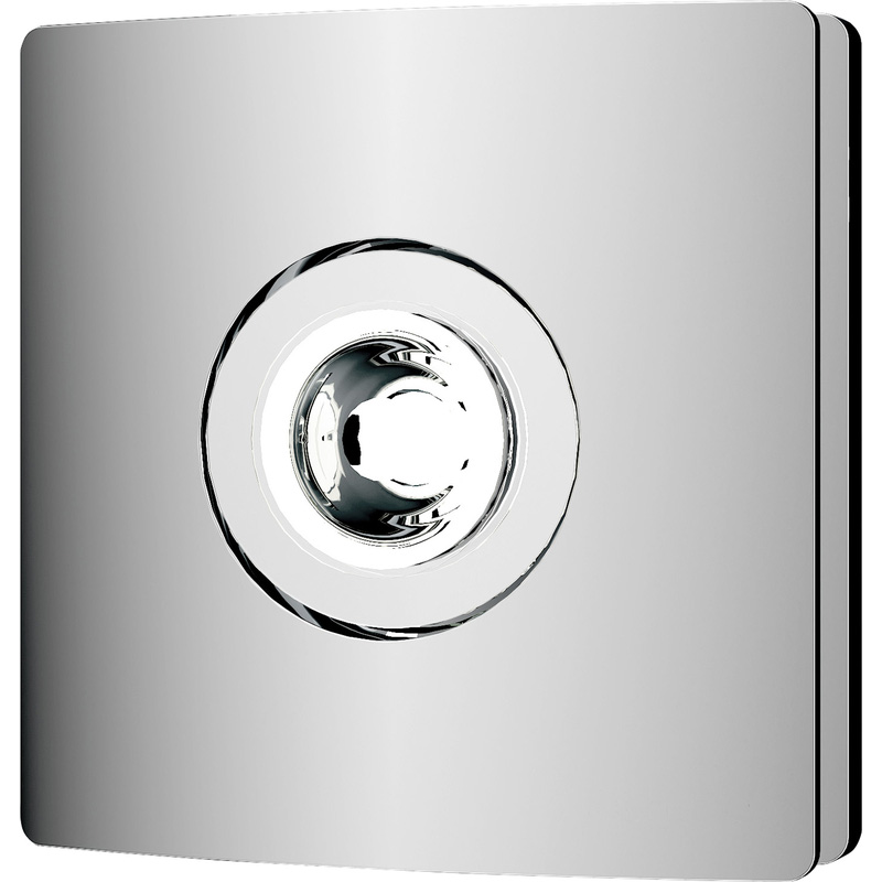 Sensio Remy Ceiling Ventilation Fan Chrome 100mm