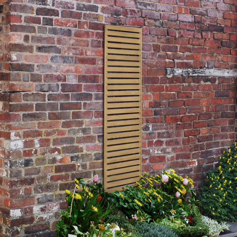 Forest Garden Slatted Trellis 180cm(h) x 30cm(w)