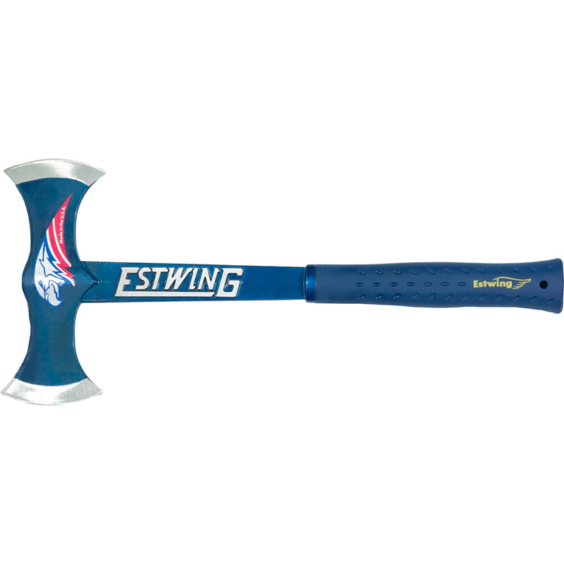 Estwing Double Bit Axe with Blue Nylon Vinyl Grip 2lbs (0.9kg)