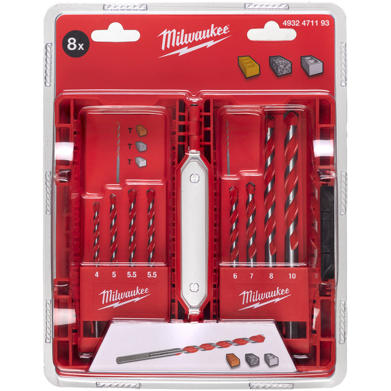 Milwaukee Concrete Drill Bit Set