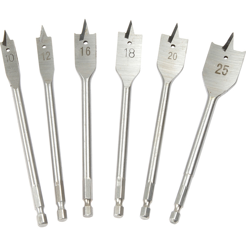 Flat Wood Drill Bit Set