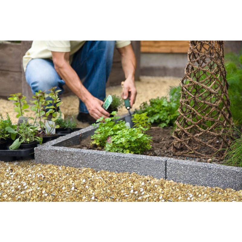 Marshalls Drivesett Argent Driveway Edging Dark 915 x 150 x 63mm