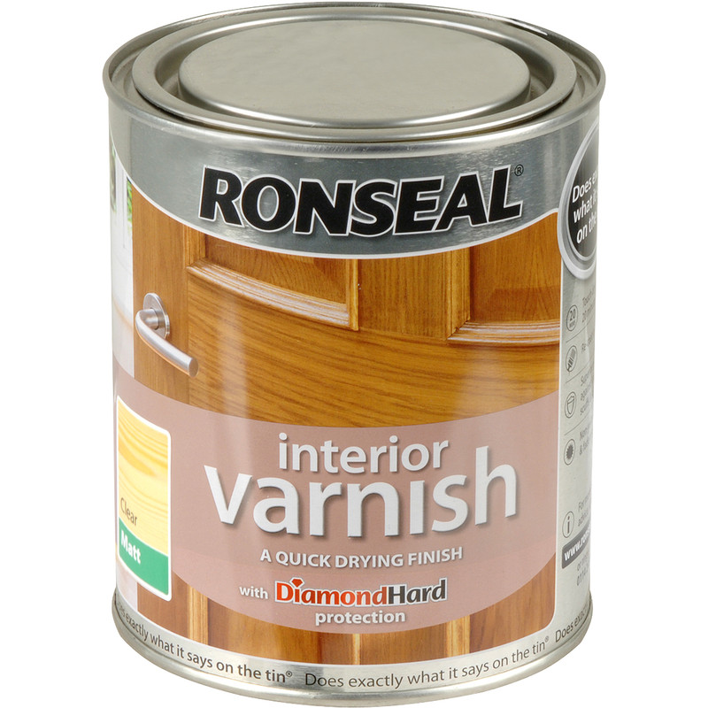 Ronseal Interior Varnish 750ml Matt Clear