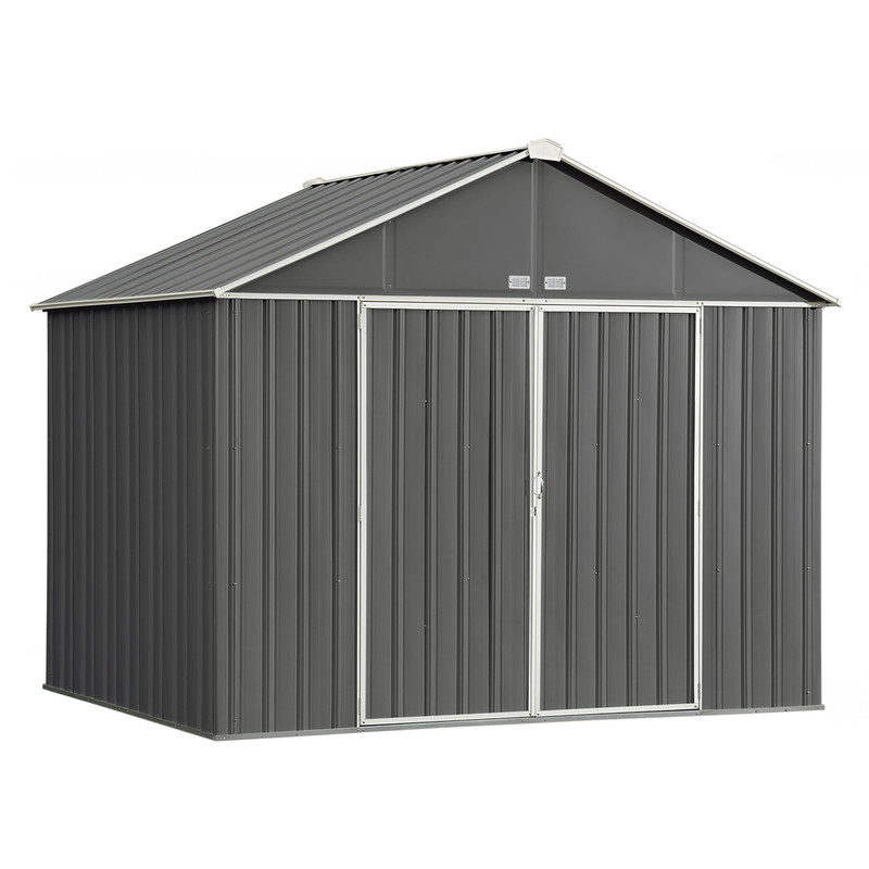 Rowlinson Metal Ezee Shed Grey 10' x 8'