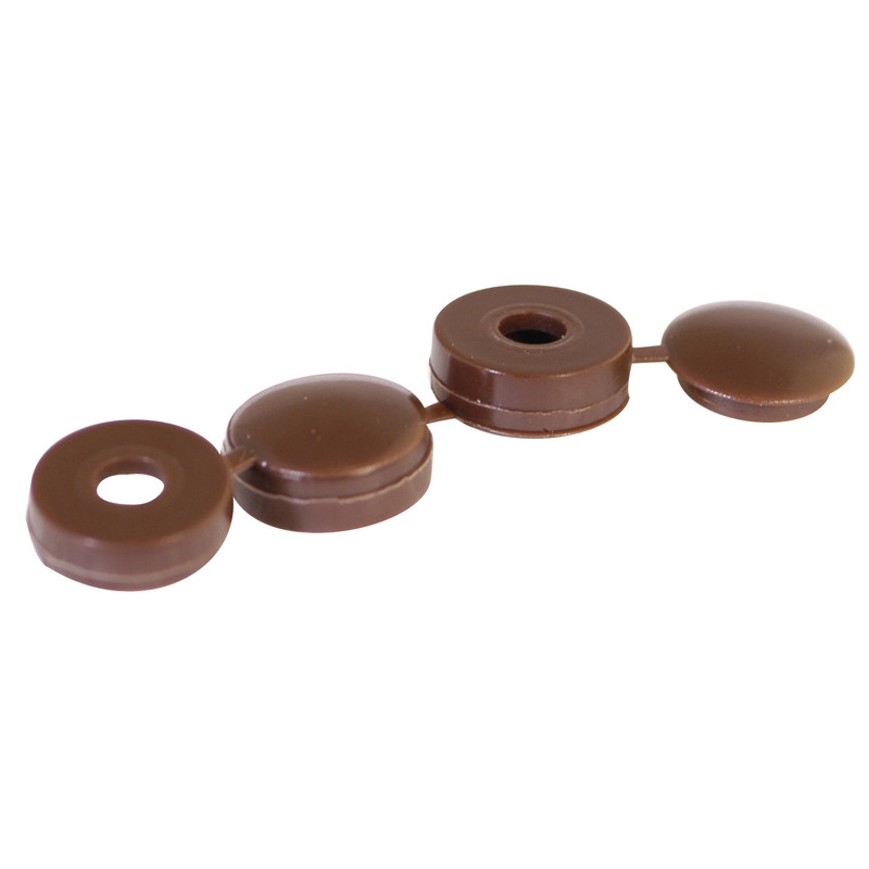 Snap-on Cap Dark Brown 6-8g