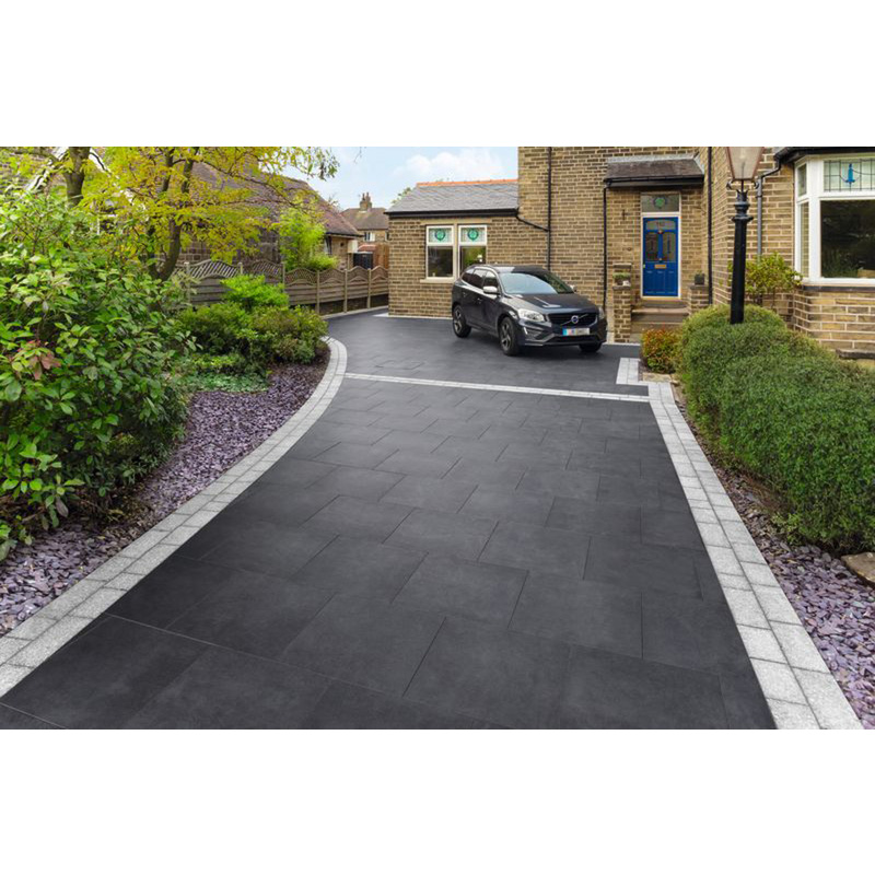 Marshalls Symphony Plus Driveway Block Paving Slabs Charcoal 600 x 600 x 60mm