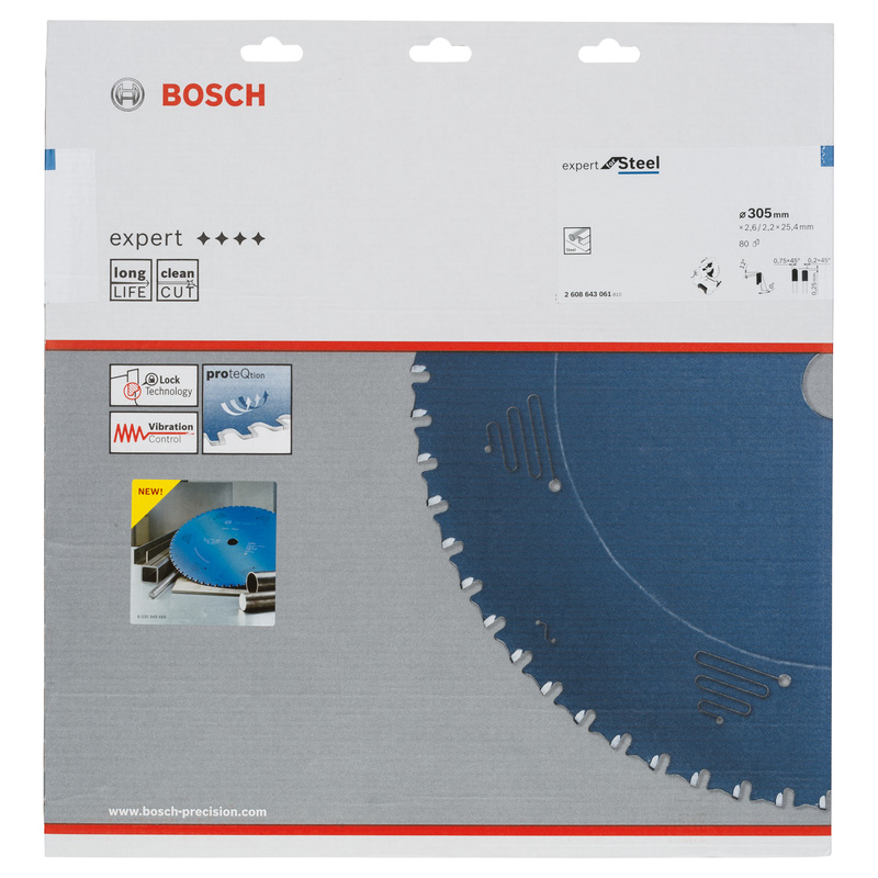 Bosch EXPERT Steel Circular Saw Blade 305 x 25.4 x 80T