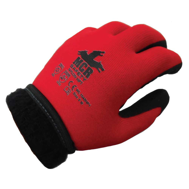 MCR WL1048HP1 Water Repellant Thermal Nitrile Gloves Large