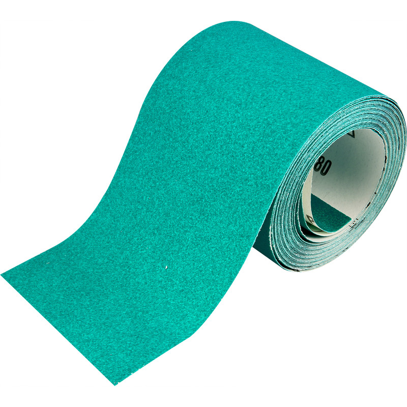 Oakey Liberty Green Alox Sanding Roll 115mm 60 Grit 10m