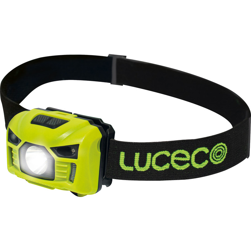 Luceco Rechargeable PIR Inspection Head Torch 3W 6500K