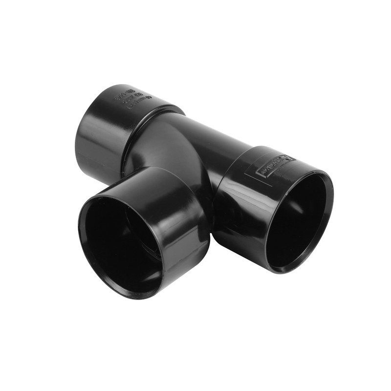 Solvent Weld Tee 40mm Black