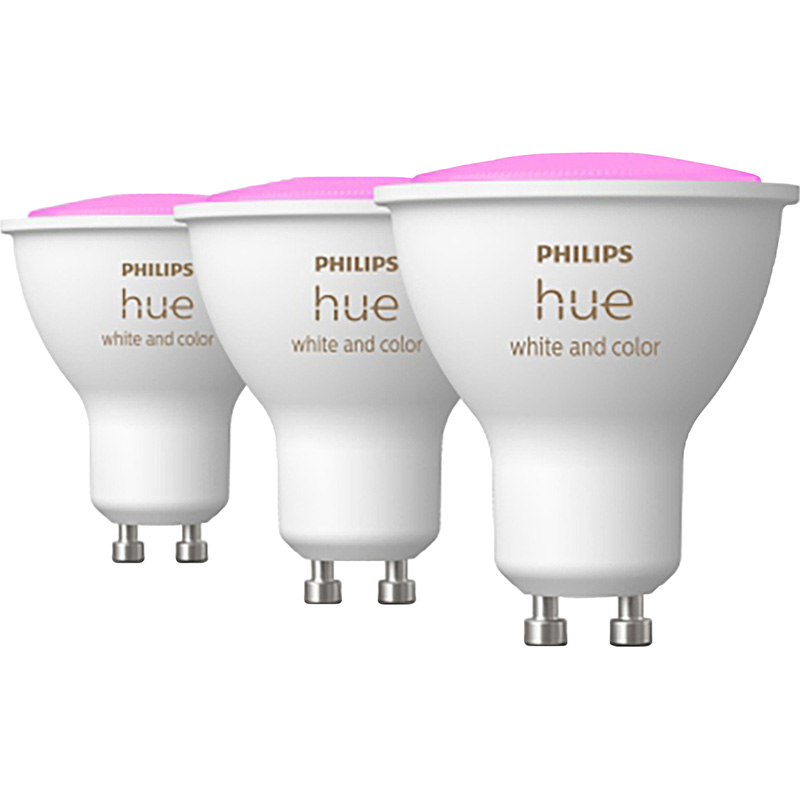 Philips HueWCA 4.3W GU10 3P EUR