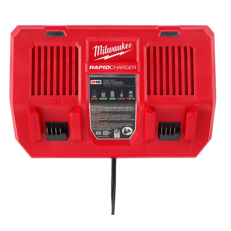 Milwaukee M18DFC Dual Bay Rapid Charger Body Only