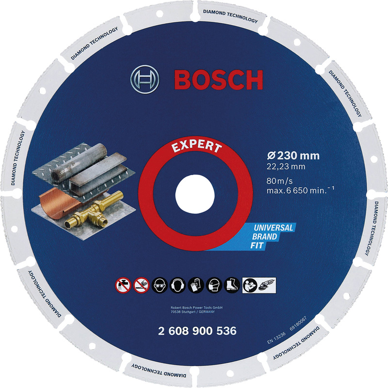 Bosch EXPERT Diamond Metal Cutting Disc 230 x 22.23mm