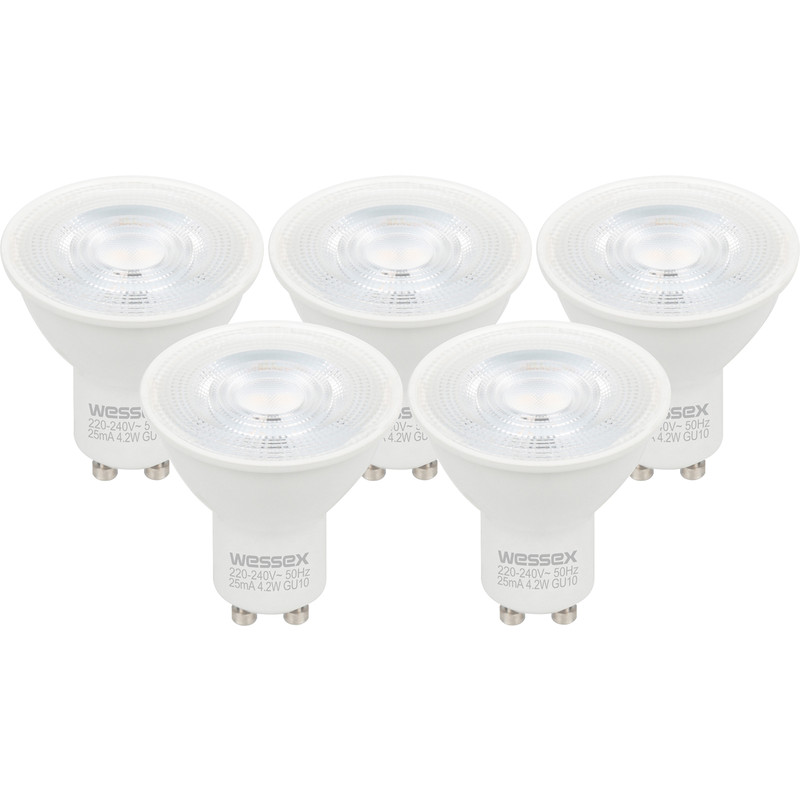 Wessex LED GU10 Dimmable Bulb Lamp 3.6W Cool White 345lm