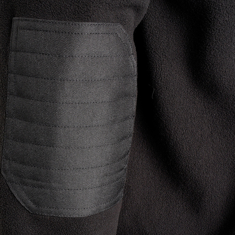 JCB Trade Heavyweight 1/4 Zip Fleece Black Small