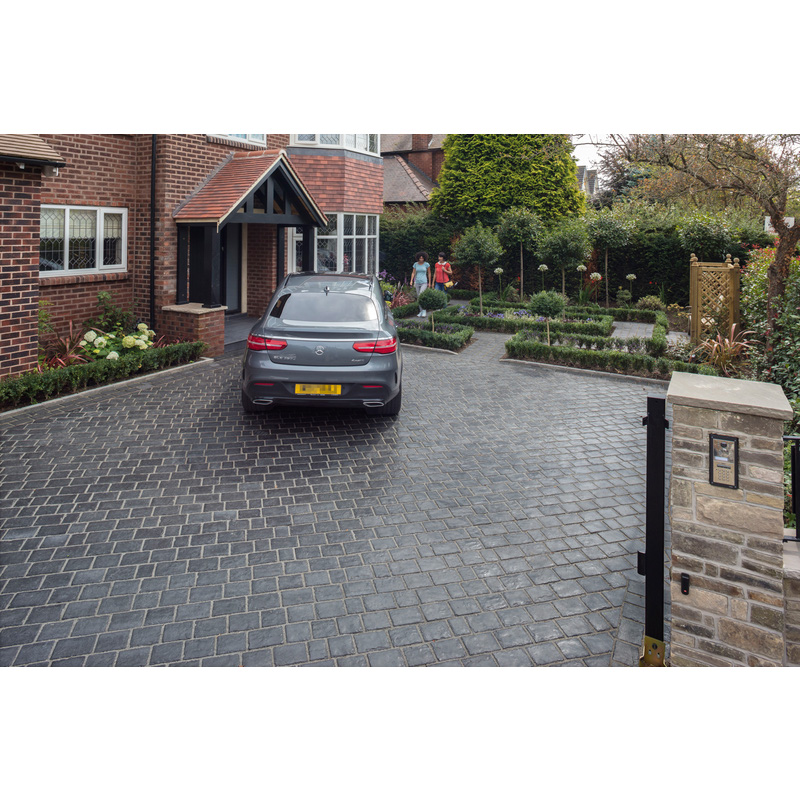 Marshalls Drivesys Split Stone Driveway Paving Project Pack Basalt