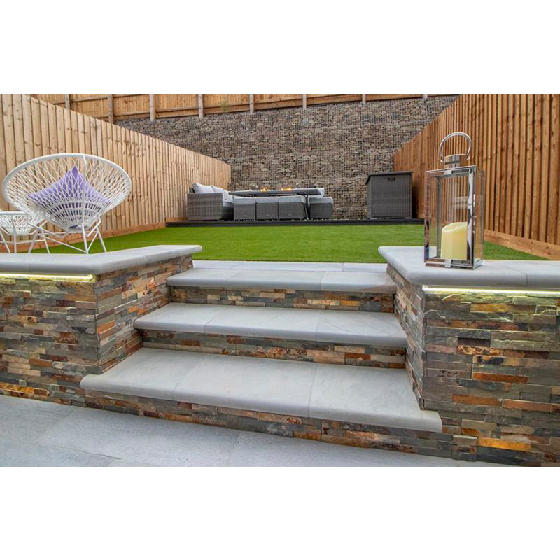 Marshalls Sawn Versuro Centre Paving Stones Antique Silver 560 x 350 x 50mm