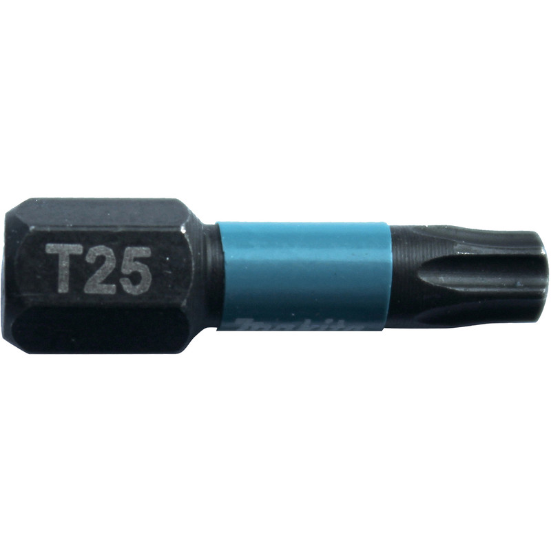 Makita Impact Rated 25mm Black Bit T25