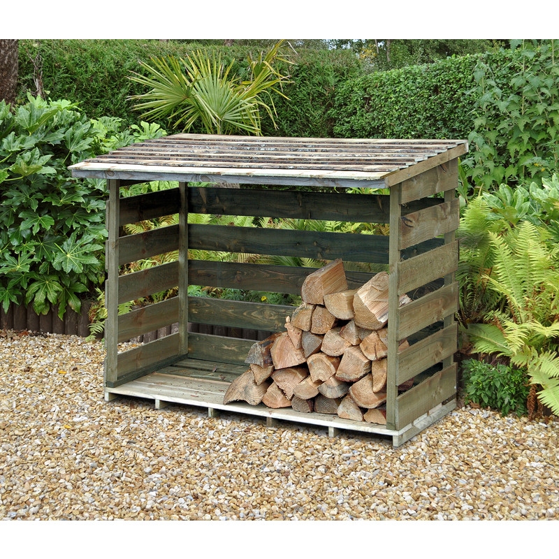 Forest Garden Woodstore Large 129cm (h) x 183cm (w) x 88cm (d)